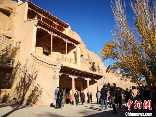 圖為敦煌莫高窟藏經(jīng)洞。(資料圖) 馮志軍 攝