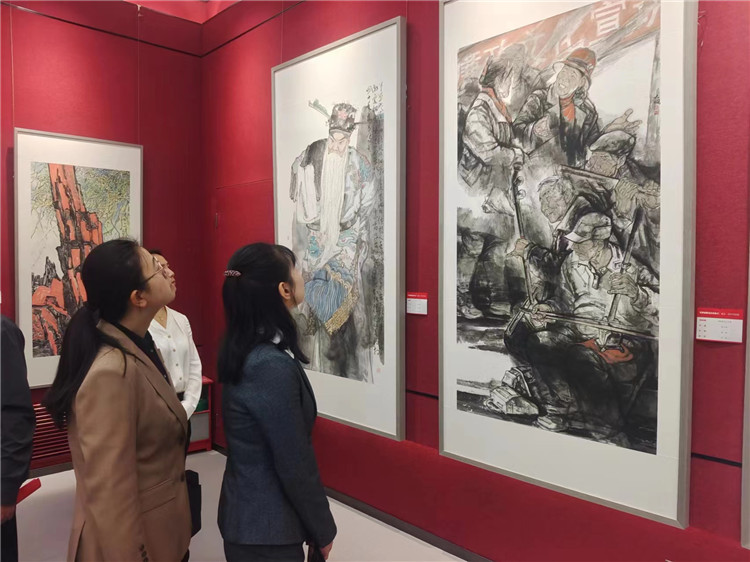 2023年5月，甘肅省紀委監(jiān)委機關(guān)、省委巡視辦、省文旅廳主辦，甘肅畫院承辦的甘肅省廉潔文化美術(shù)、書法、設(shè)計作品展開展，逾萬人參觀。.jpg
