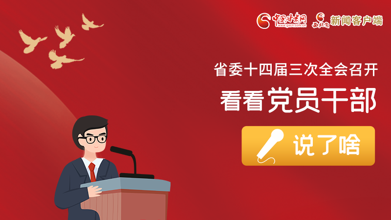 圖解|事關(guān)甘肅省委十四屆三次全會，黨員干部這么說！