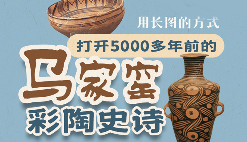 用長(zhǎng)圖的方式，打開(kāi)5000多年前的馬家窯彩陶史詩(shī)