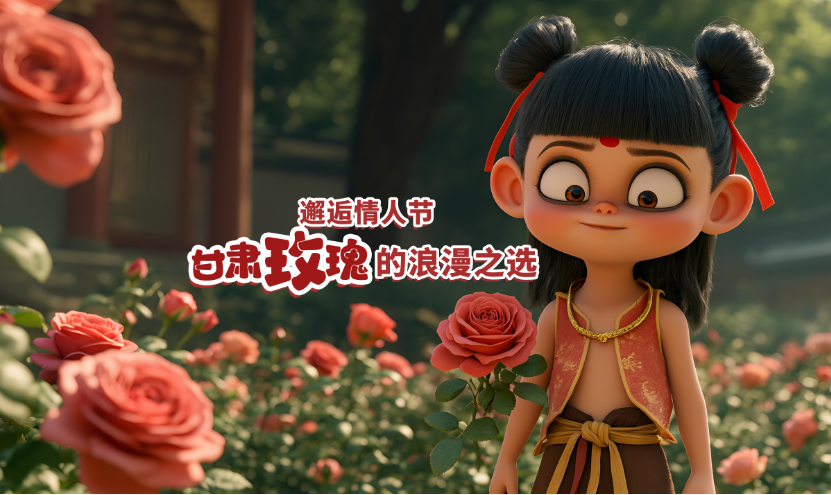AI視頻 | 邂逅情人節(jié)，甘肅玫瑰的浪漫之選
