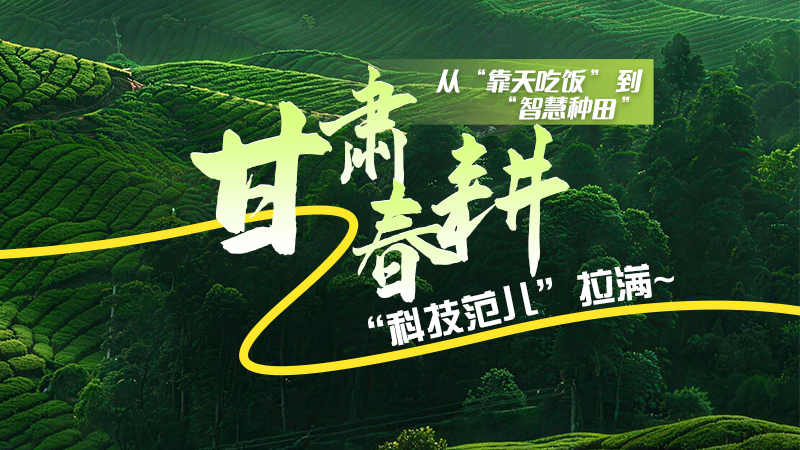 長圖|從“靠天吃飯”到“智慧種田”，甘肅春耕“科技范兒”拉滿